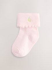 Pink/Blue Baby Socks 5 Pack (0mths-2yrs) - Image 6 of 8