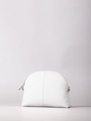 Lakeland Leather White Elterwater Curved Leather Cross-Body Bag - Image 2 of 6