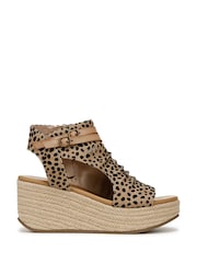 Blowfish Malibu Regular Fit Animal Print Lacey-C-Rope Espadrilles - Image 1 of 7