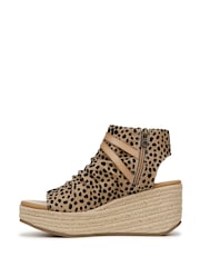 Blowfish Malibu Regular Fit Animal Print Lacey-C-Rope Espadrilles - Image 2 of 7