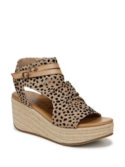 Blowfish Malibu Regular Fit Animal Print Lacey-C-Rope Espadrilles - Image 3 of 7