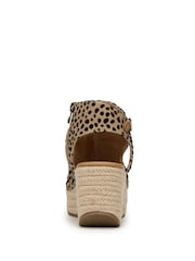 Blowfish Malibu Regular Fit Animal Print Lacey-C-Rope Espadrilles - Image 4 of 7