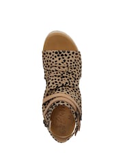Blowfish Malibu Regular Fit Animal Print Lacey-C-Rope Espadrilles - Image 6 of 7