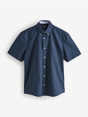 Navy Short Sleeves Oxford Shirt - Image 1 of 1