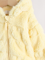 Yellow Bunny Baby Fleece Hooded Zip Jacket (0mths-2yrs) - Image 3 of 7