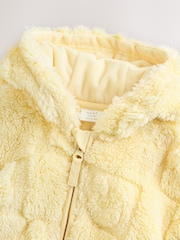أصفر أرنب - Baby Fleece Hooded Zip Jacket (0mths-2yrs) - صورة 4 من 7