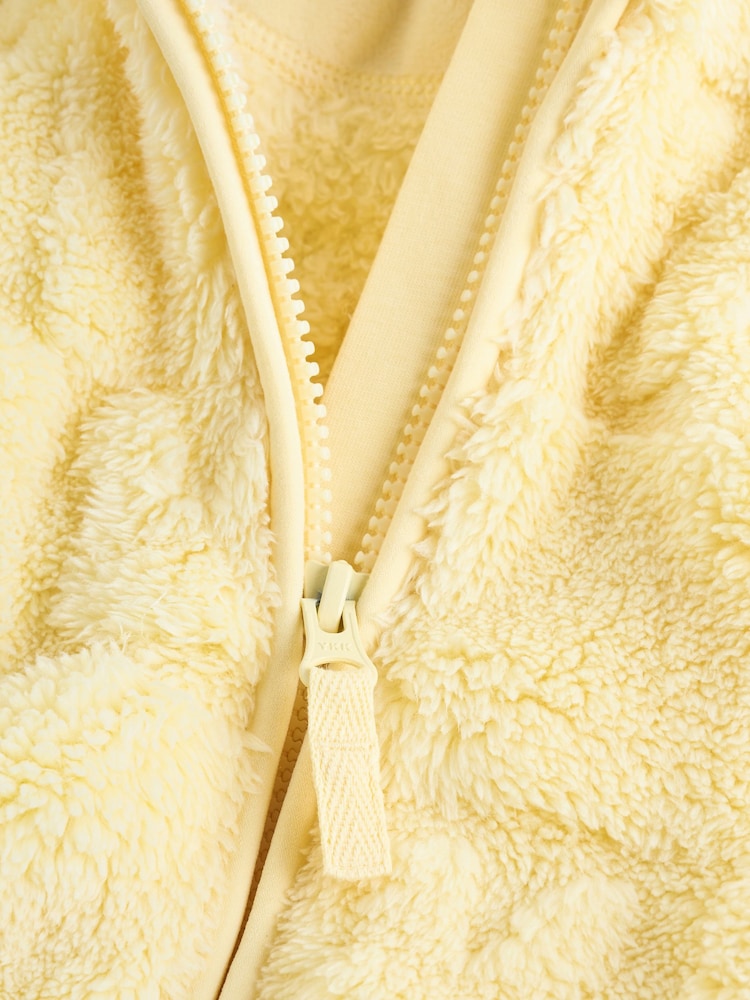 Yellow Bunny Baby Fleece Hooded Zip Jacket (0mths-2yrs) - Image 7 of 7 Yellow Bunny Baby Fleece Hooded Zip Jacket (0mths-2yrs) - Image 7 of 7