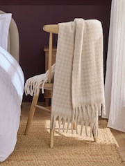 Gingham Cosy Throw - صورة 2 من 7