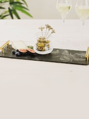 Selbrae House Clear Brown Bee Cheese & Charcuterie Serving Set - Image 4 of 4