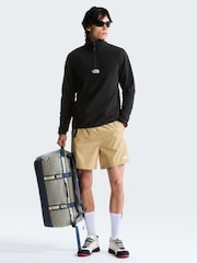 The North Face Black Glacier 1/4 Zip - Embroidered Logo - Image 4 of 4