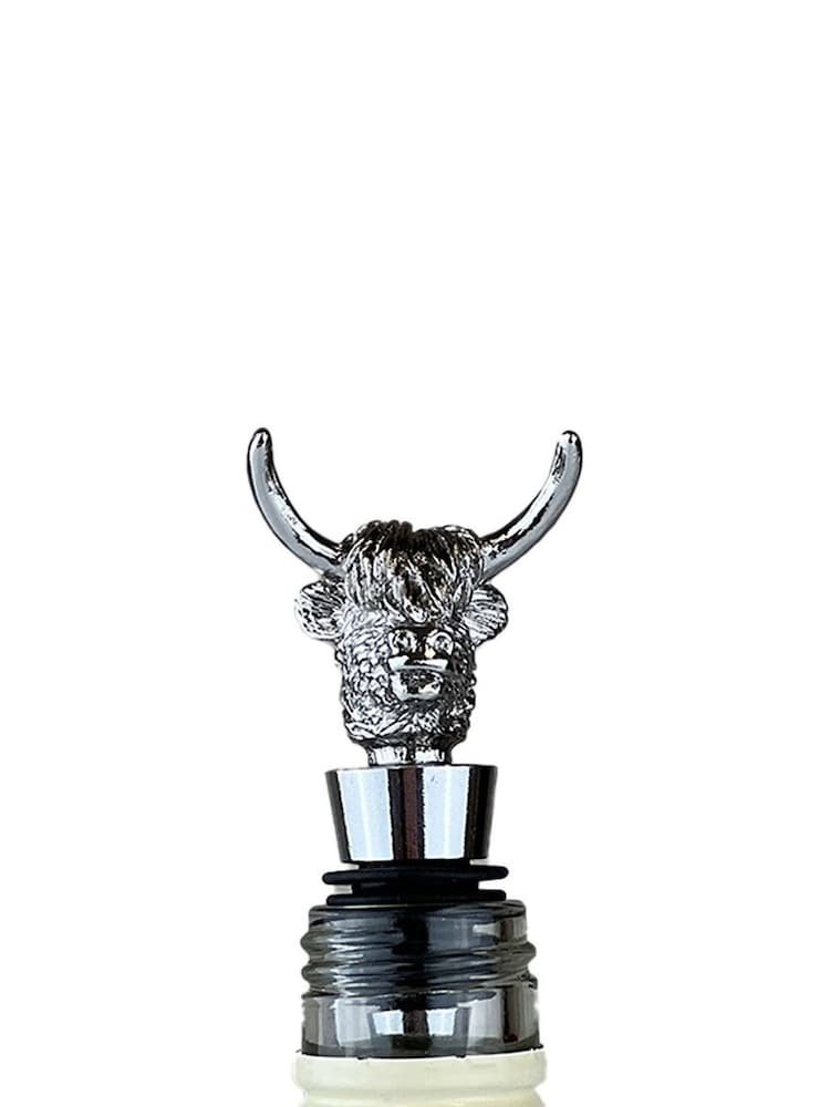 Selbrae House Silver Highland Cow Bottle Opener and Stoppper Duo - Image 3 of 3