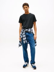 Tommy Jeans Black Slim Fit T-Shirt - Image 2 of 5