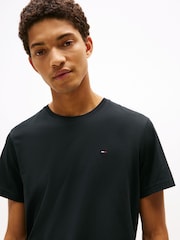Tommy Jeans Black Slim Fit T-Shirt - Image 4 of 5