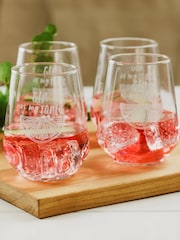 Selbrae House Clear Brown Gin Is My Tonic Glass & Bottle Opener Gift Set - Image 2 of 4