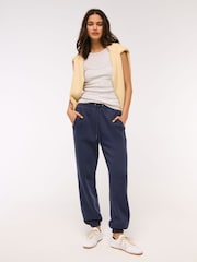 Abercrombie & Fitch Blue Wide Leg Side Stripe Trousers - Image 2 of 6