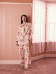 Cath Kidston Baumwoll-Pyjamas mit durchgehender Knopfleiste - Bild 3 von 9