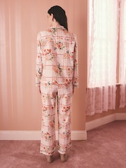 Cath Kidston Baumwoll-Pyjamas mit durchgehender Knopfleiste - Bild 4 von 9