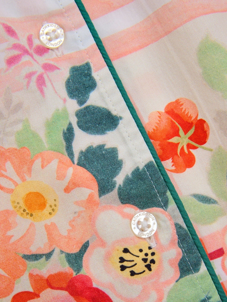 Cath Kidston Baumwoll-Pyjamas mit durchgehender Knopfleiste - Bild 9 von 9