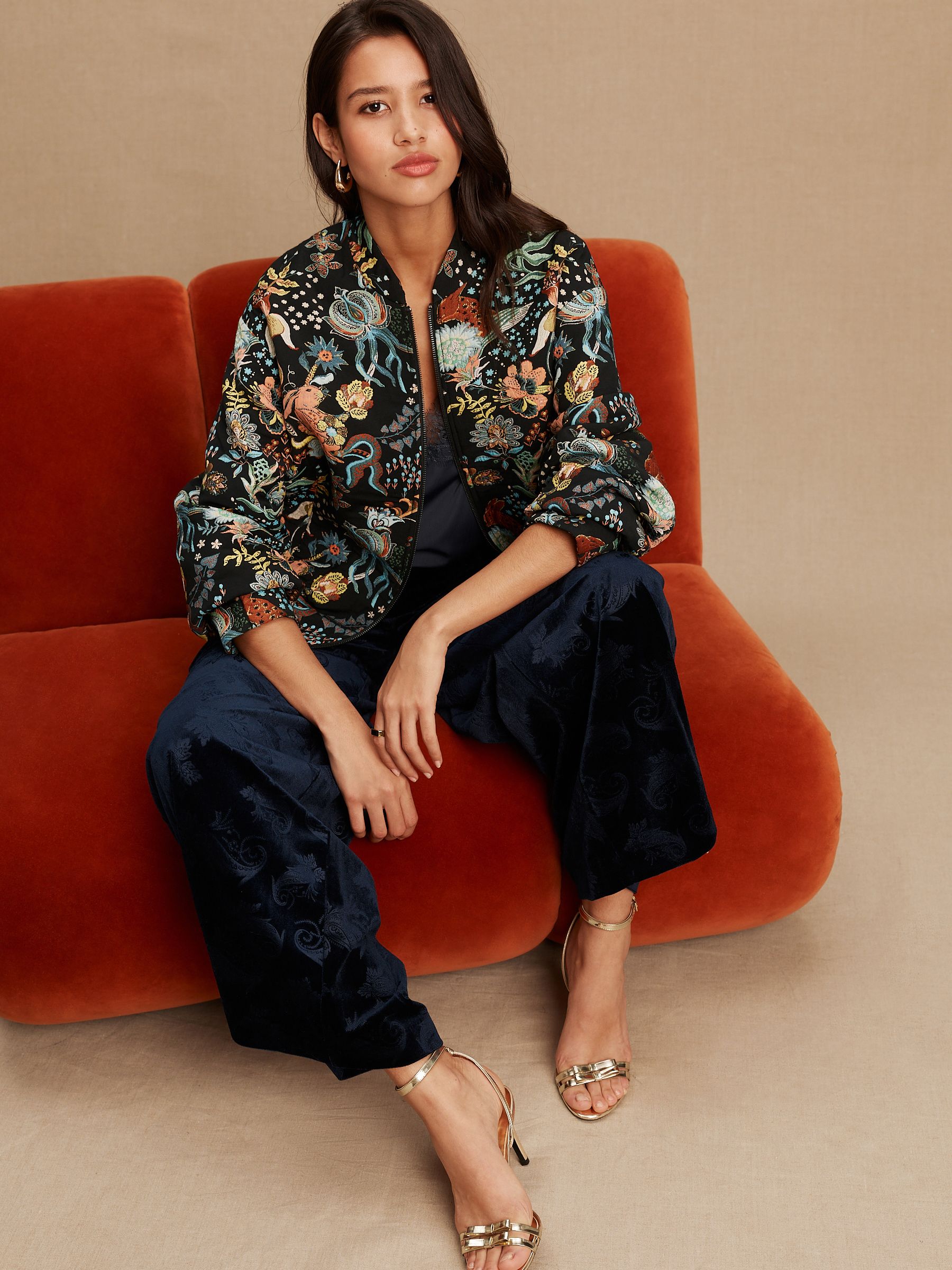 Buy Black Floral Jacquard Bomber Jacket from Next Ireland Buy Black Floral Jacquard Bomber Jacket from Next Ireland