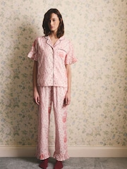 Cath Kidston Baumwoll-Pyjamas mit durchgehender Knopfleiste - Bild 4 von 9