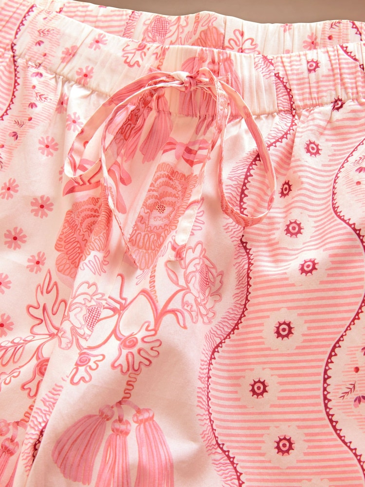 Cath Kidston Baumwoll-Pyjamas mit durchgehender Knopfleiste - Bild 9 von 9