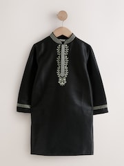 Black Embroidered Shirt (3mths-16yrs) - Image 1 of 4