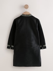 Black Embroidered Shirt (3mths-16yrs) - Image 2 of 4