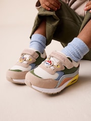 Neutral Paw Patrol Wide Fit (G) Elastic Lace Trainers - Image 1 of 7