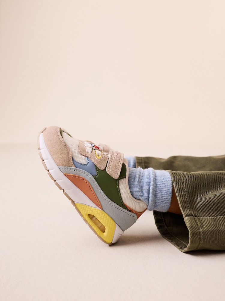 Neutral Paw Patrol Wide Fit (G) Elastic Lace Trainers - Image 2 of 7