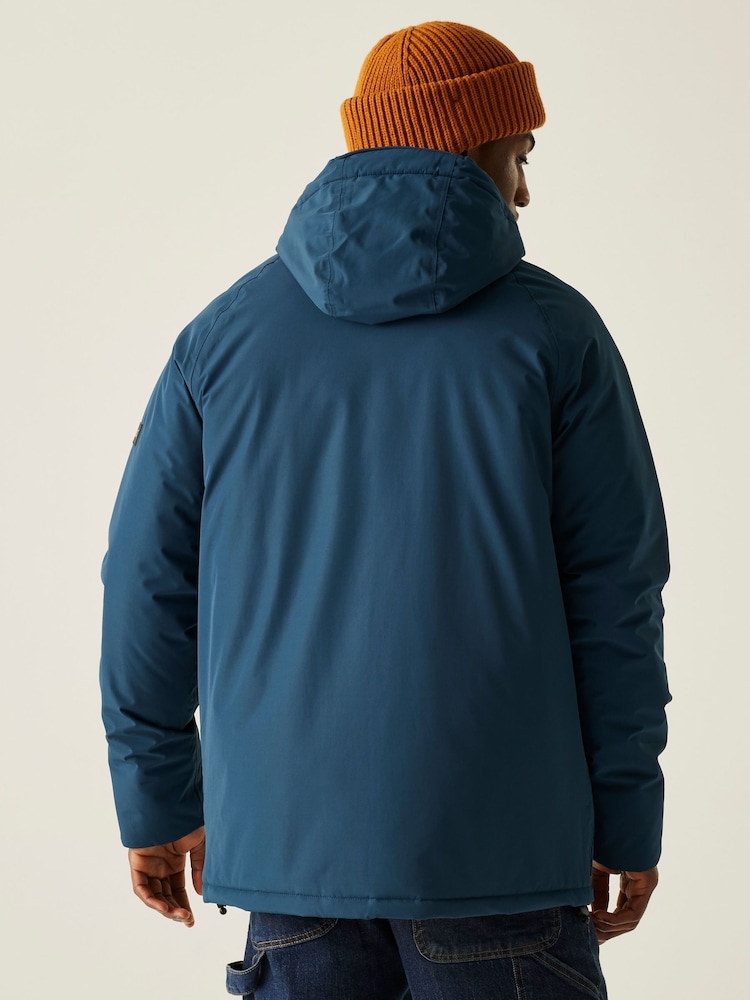Regatta Blue Savon Waterproof Breathable Insulated Jacket - Image 2 of 9 Regatta Blue Savon Waterproof Breathable Insulated Jacket - Image 2 of 9