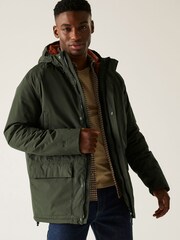 Regatta Green Savon Waterproof Breathable Insulated Jacket - Image 5 of 9