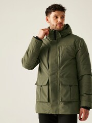 Regatta Green Marron Heavyweight Waterproof Jacket - Image 3 of 9