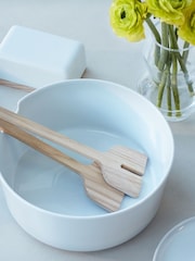 LSA International White Collective Salad Bowl Servers 26cm - Image 1 of 4