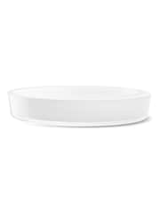 LSA International White Collective Low Glass Bowl 35cm - Image 3 of 4