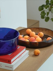 LSA International Mocha Collective Low Glass Bowl 35cm - Image 1 of 4