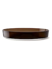 LSA International Mocha Collective Low Glass Bowl 35cm - Image 2 of 4