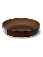 LSA International Mocha Collective Low Glass Bowl 35cm - Image 3 of 4