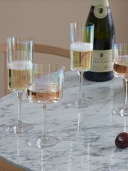 LSA International Set of 2 Mother of Pearl Iridescence Wine Glasses 250ml - Image 1 of 4