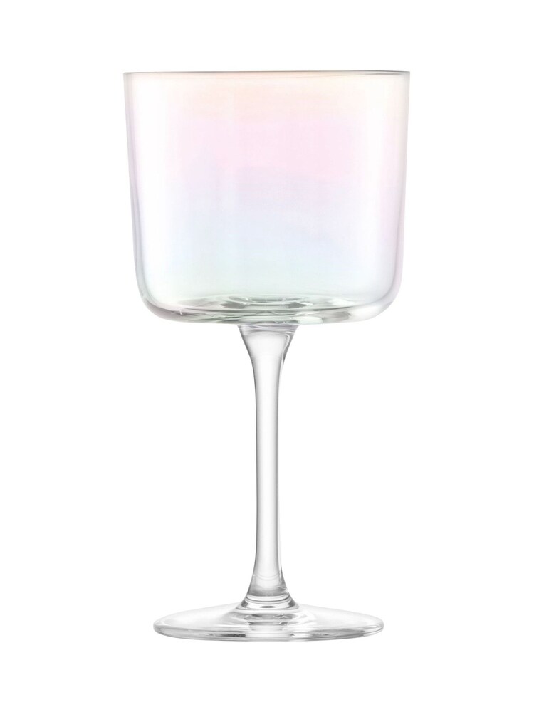 LSA International Set of 2 Mother of Pearl Iridescence Wine Glasses 250ml - Image 2 of 4