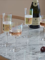 LSA International Set of 2 Mother of Pearl Iridescence Champagne Flutes 210ml - Image 1 of 4
