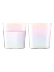 LSA International Set of 2 Mother of Pearl Iridescence Tumblers 390ml - Image 2 of 4