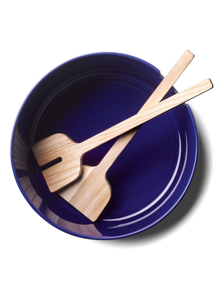 LSA International Cobalt Collective Salad Bowl Servers 26cm - Image 2 of 2