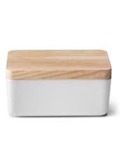 LSA International White Collective Butter Dish Lid L14cm - Image 3 of 5