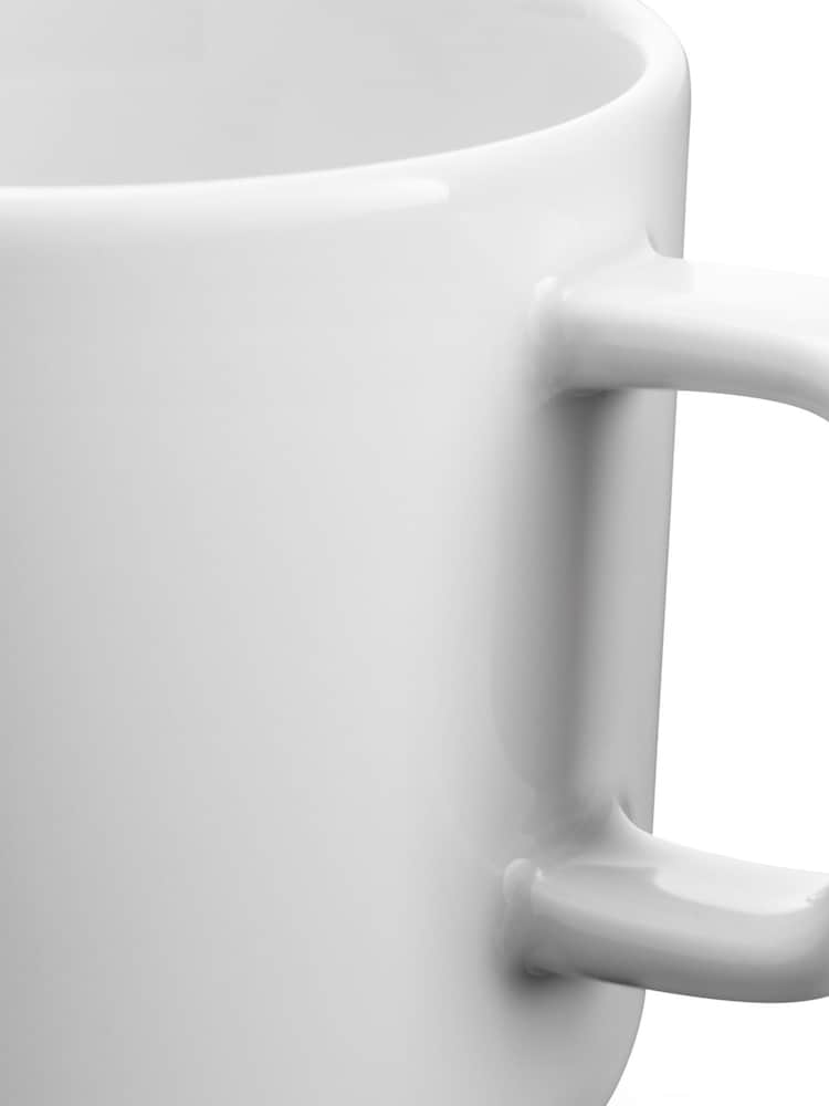 LSA International Set of 2 White Collective Coffee and Tea Cups 260ml - Image 2 of 4 LSA International Set of 2 White Collective Coffee and Tea Cups 260ml - Image 2 of 4