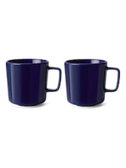 LSA International Set of 2 Cobalt Collective Mugs 370ml - Image 1 of 3