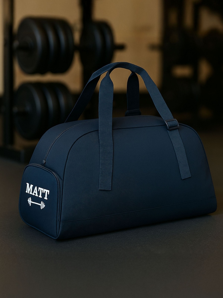 Personalised Fathers Day Gym Holdall Jonnys Sister - Image 1 of 2