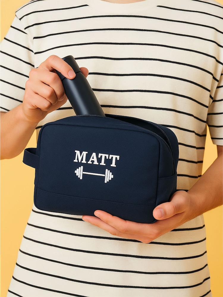 Personalised Fathers Day Gym Wash Bag by Jonnys Sister - Image 2 of 2