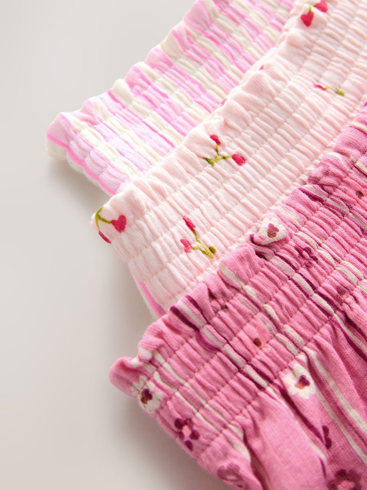 Red/Pink Cherry Short Pyjamas 3 Pack (3-16yrs) - Image 10 of 10 Red/Pink Cherry Short Pyjamas 3 Pack (3-16yrs) - Image 10 of 10