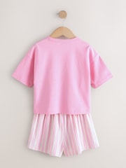 Red/Pink Cherry Short Pyjamas 3 Pack (3-16yrs) - Image 6 of 10