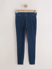 Noir/Bleu Rincé - Lot jersey denim pleine Denim Leggings 2 longueur - Image 3 de 5